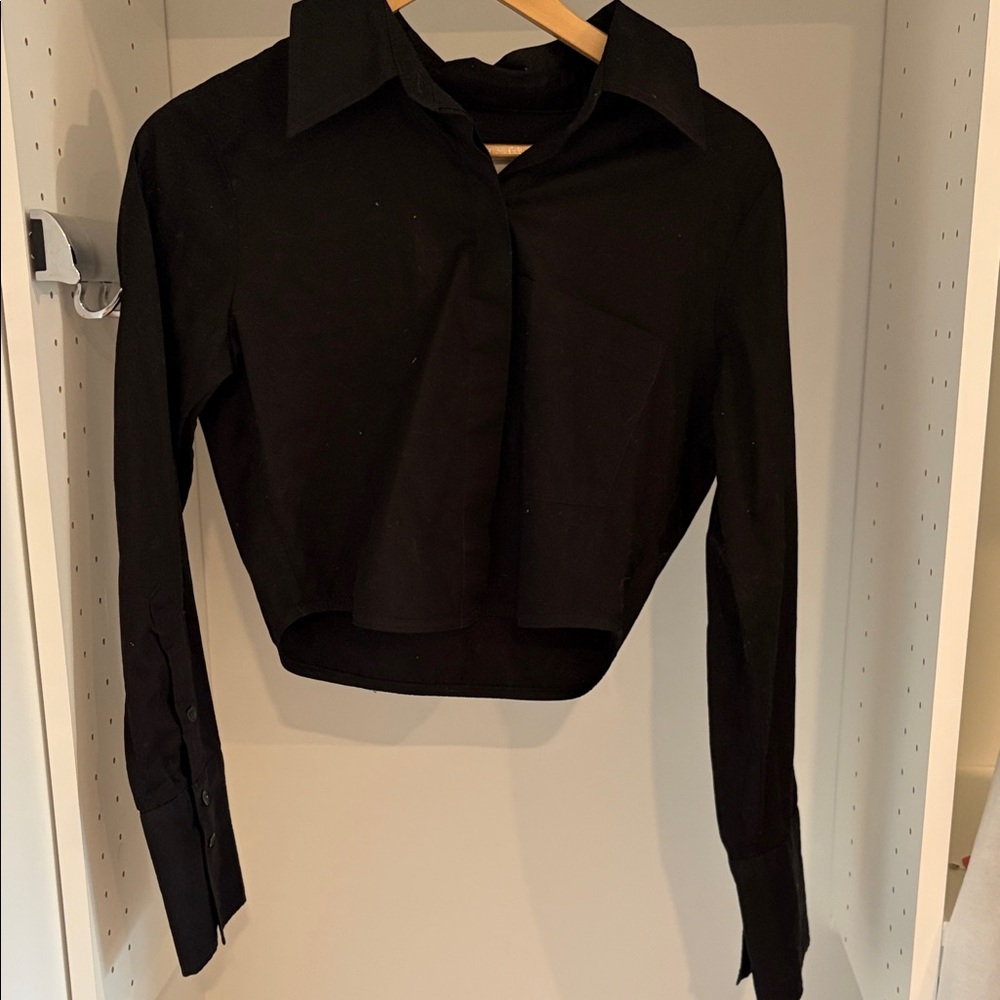 Citizens Of Humanity Black Button Down Shirt